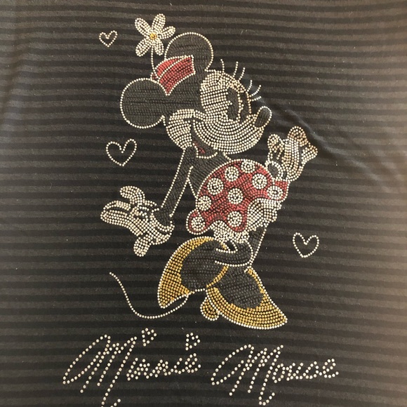 Minnie Mouse Striped Sparkle T-shirt - Picture 4 of 6